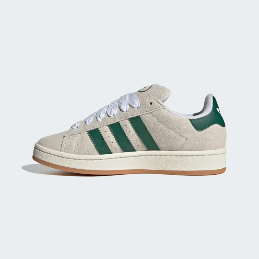 Campus 00s Crystal White Dark Green