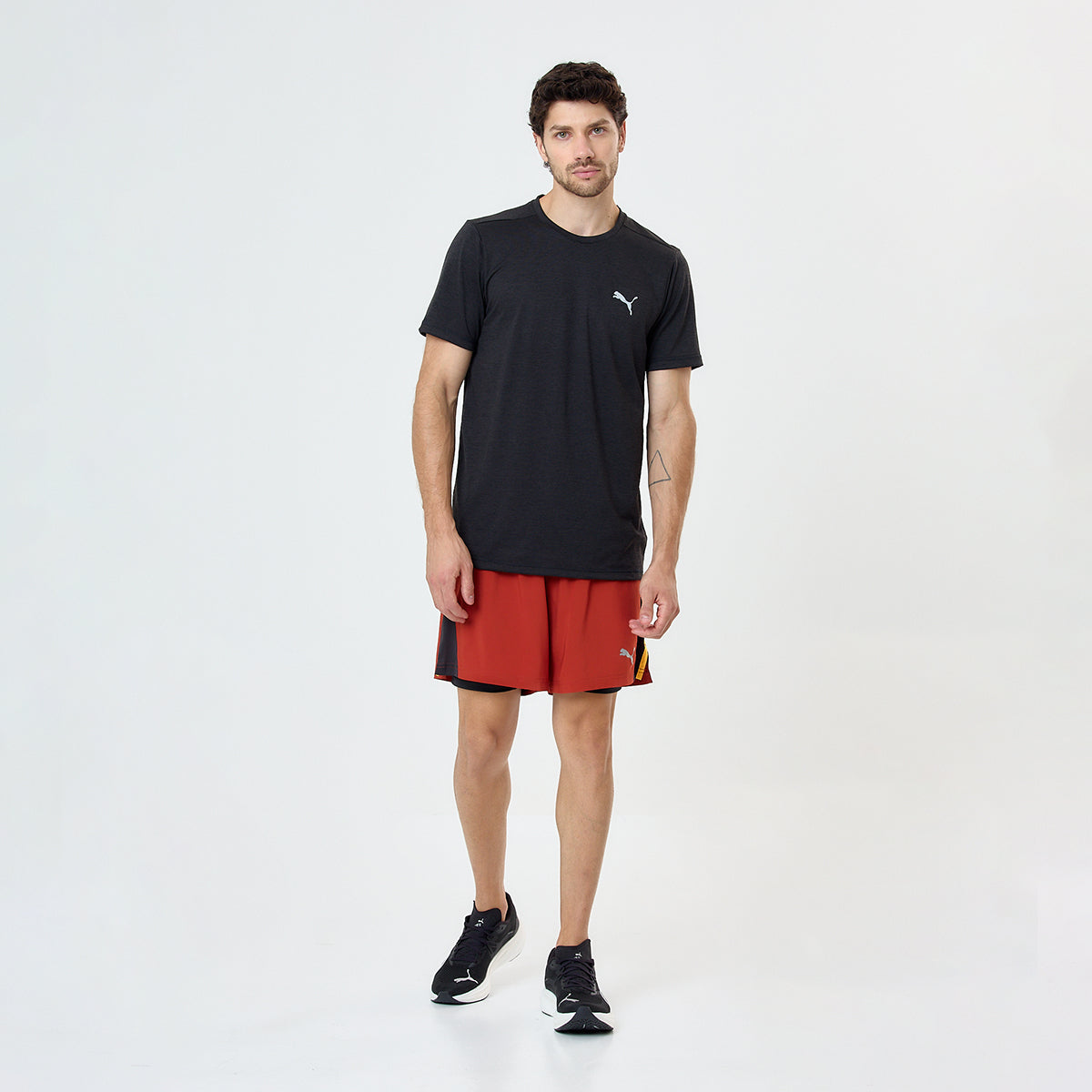 Remera Running Puma Run Favorite Heather Ss Hombre